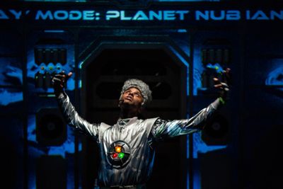 Darian Dauchan in a scene from The Brobot Johnson Experience.
 Photo