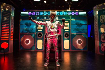 Darian Dauchan in a scene from The Brobot Johnson Experience.
 Photo