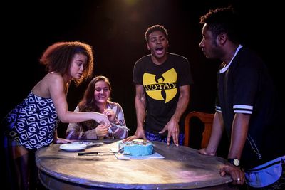 (left to right) Destiny Strothers, Kayla Raelle Holder, Jalen Gilbert and Jerome Beck Photo