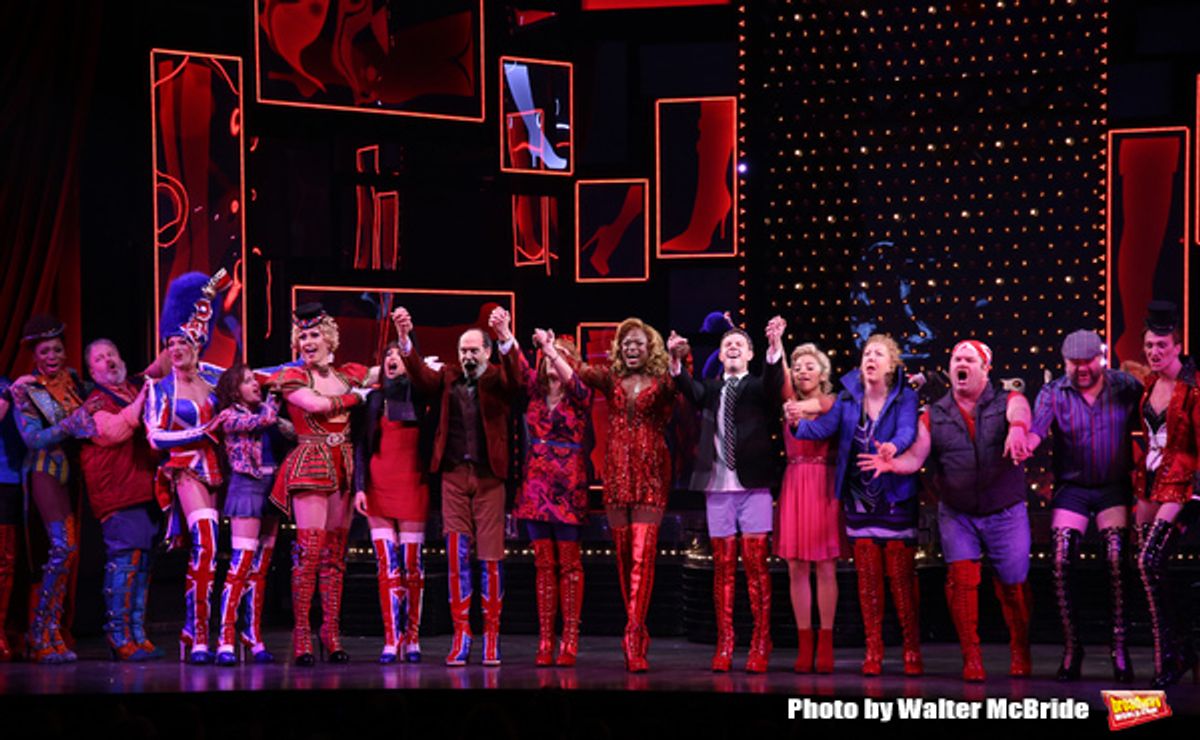 Wayne Brady, Jake Shears and Kirstin Maldonado with cast  at 