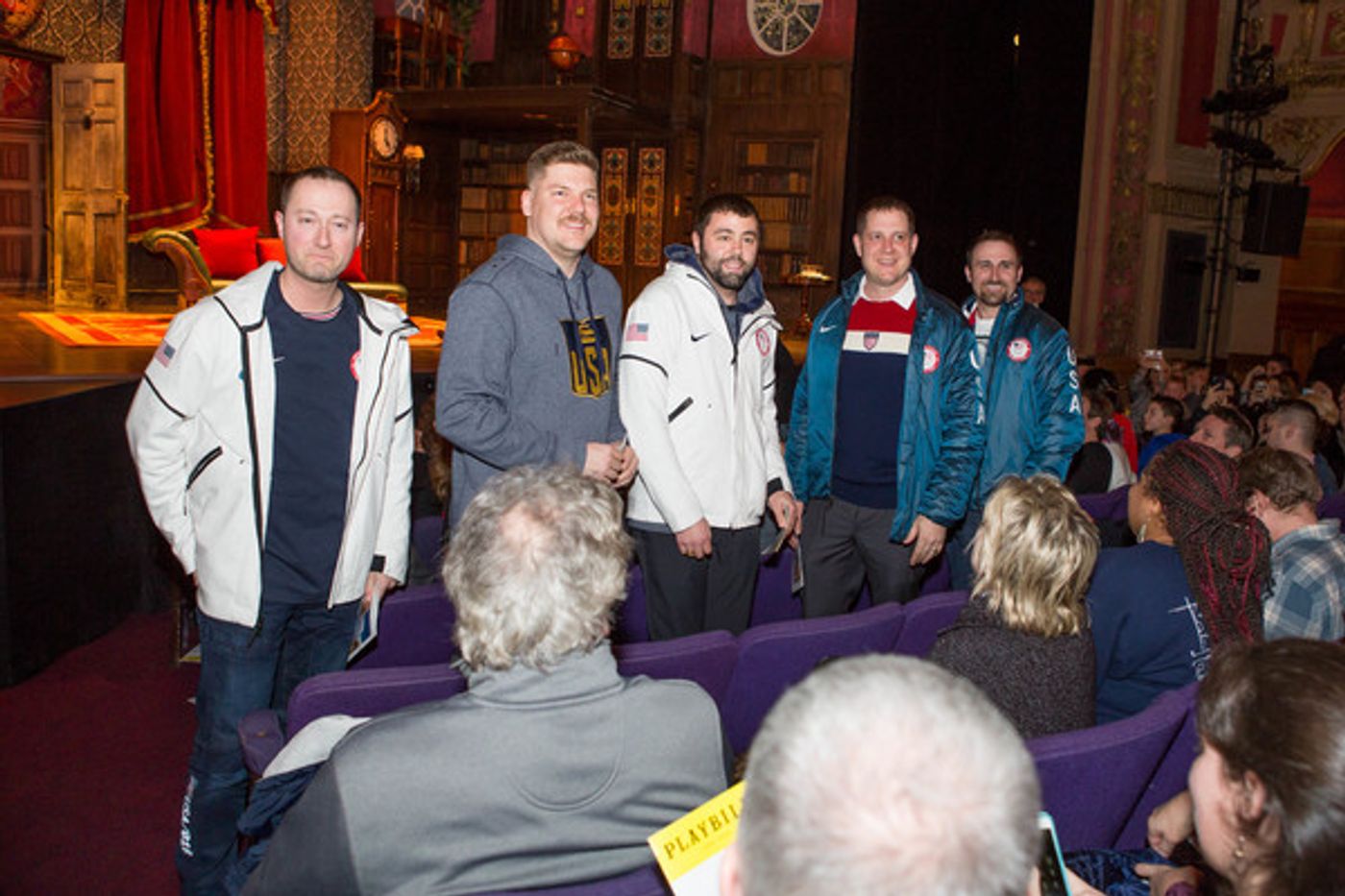 Photo Flash: Olympian Broadway Debut Gone Right at THE PLAY THAT GOES WRONG Photo Flash: Olympian Broadway Debut Gone Right at THE PLAY THAT GOES WRONG Image