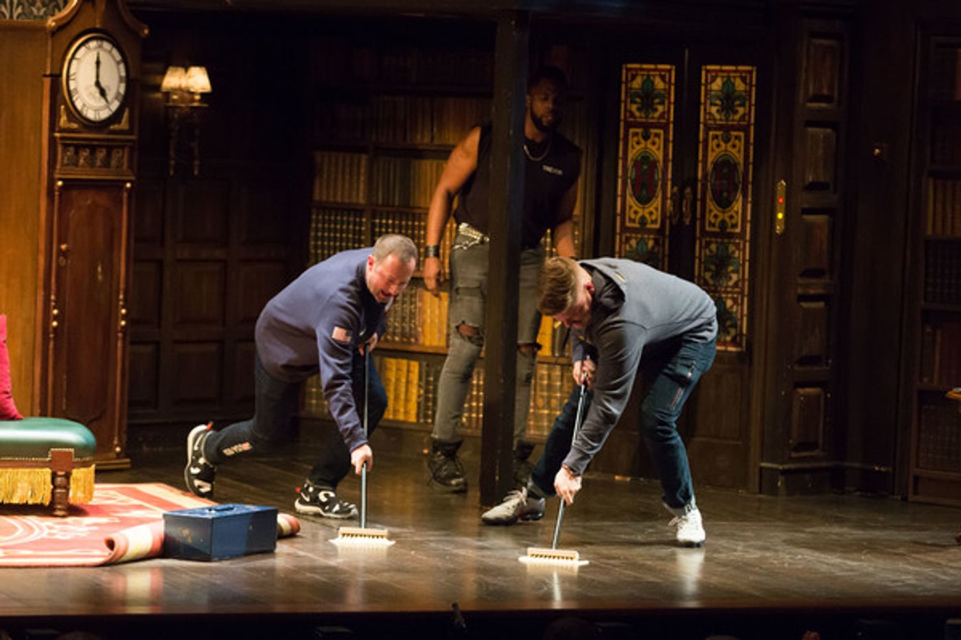 Photo Flash: Olympian Broadway Debut Gone Right at THE PLAY THAT GOES WRONG Photo Flash: Olympian Broadway Debut Gone Right at THE PLAY THAT GOES WRONG Image