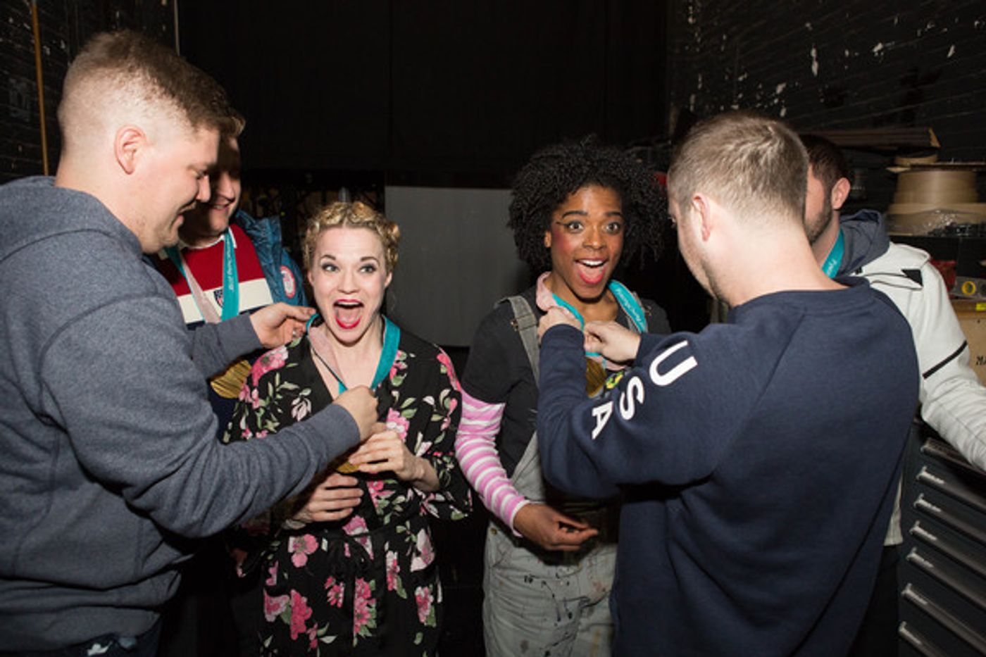 Photo Flash: Olympian Broadway Debut Gone Right at THE PLAY THAT GOES WRONG Photo Flash: Olympian Broadway Debut Gone Right at THE PLAY THAT GOES WRONG Image