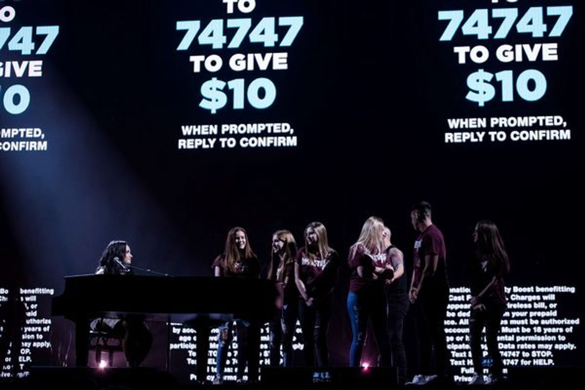 Demi Lovato and Parkland Students at 