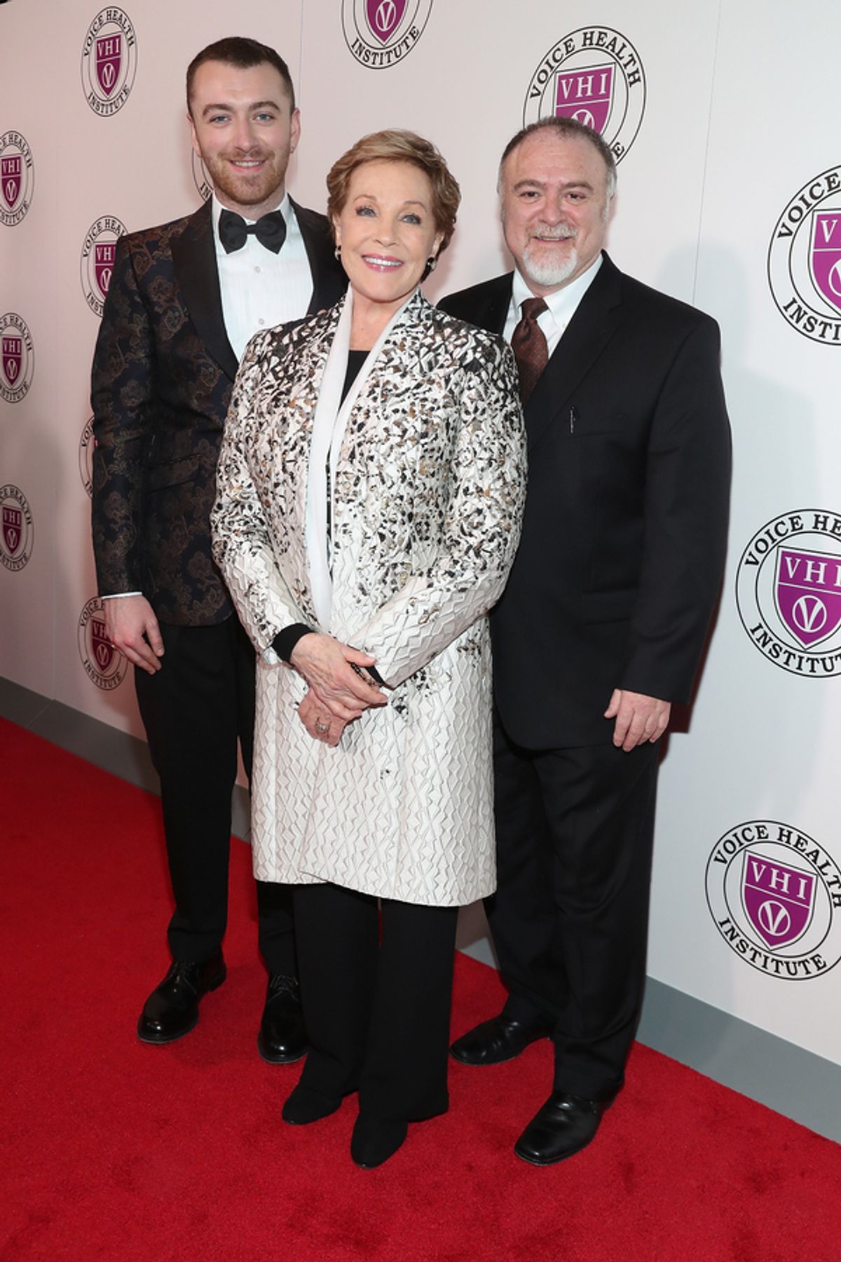 Sam Smith, Julie Andrews and Steven Zeitels at 