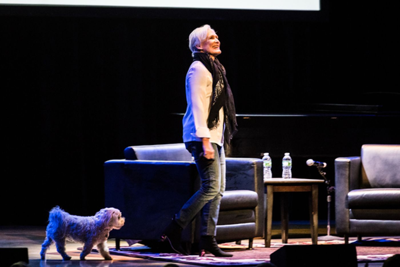 Photo Flash: Glenn Close Chats with Andrew Lloyd Webber About His New Memoir, UNMASKED  Image
