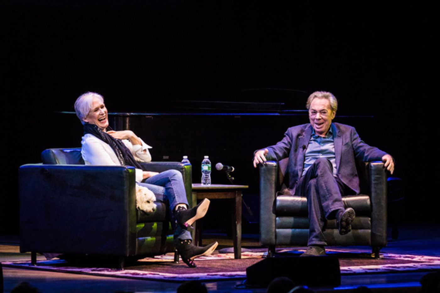 Photo Flash: Glenn Close Chats with Andrew Lloyd Webber About His New Memoir, UNMASKED Photo Flash: Glenn Close Chats with Andrew Lloyd Webber About His New Memoir, UNMASKED Image