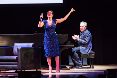 Meghan Picerno and Andrew Lloyd Webber Photo