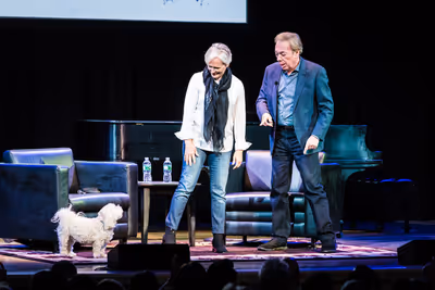 Glenn Close and Andrew Lloyd Webber Photo