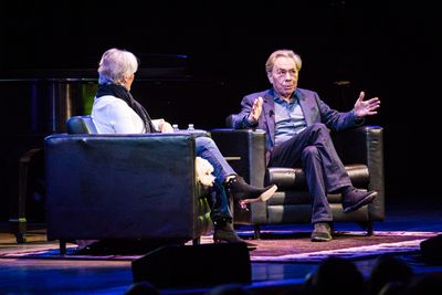 Glenn Close and Andrew Lloyd Webber Photo