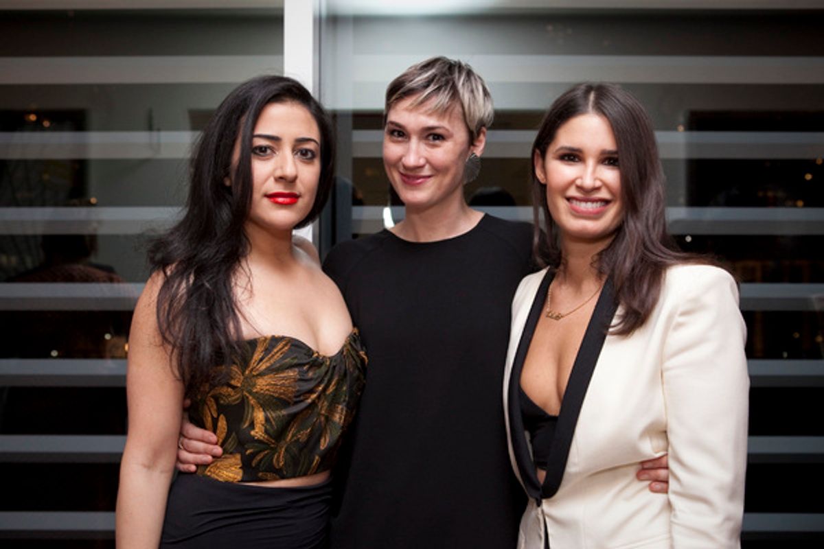 Nadine Malouf, Jessica Love, and Nicole Villamil at 