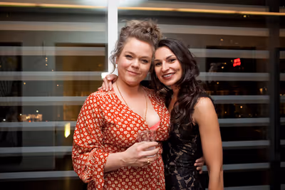 Ana Reeder with playwright Martyna Majok Photo