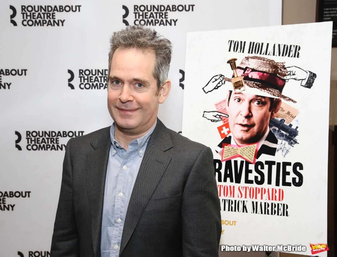Photo Coverage: The Cast of Roundabout's TRAVESTIES Meets The Press  Image