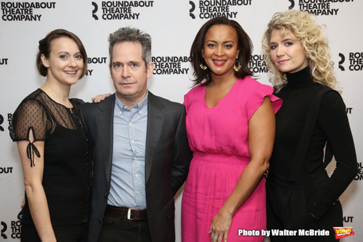 Sara Topham, Tom Hollander, Opal Alladin, and Scarlett Strallen at 