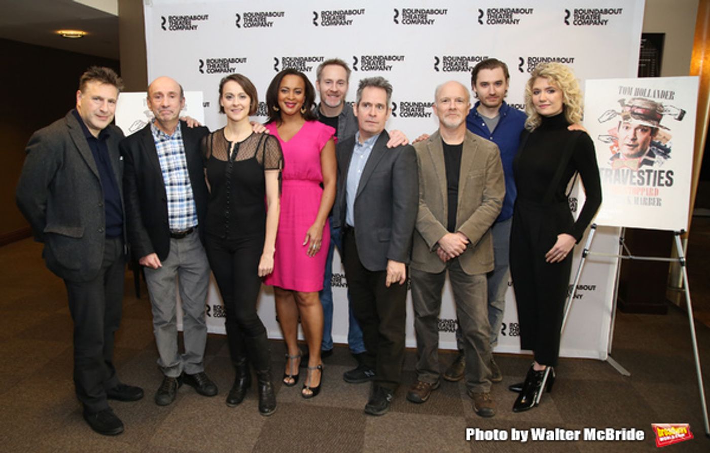 Photo Coverage: The Cast of Roundabout's TRAVESTIES Meets The Press  Image