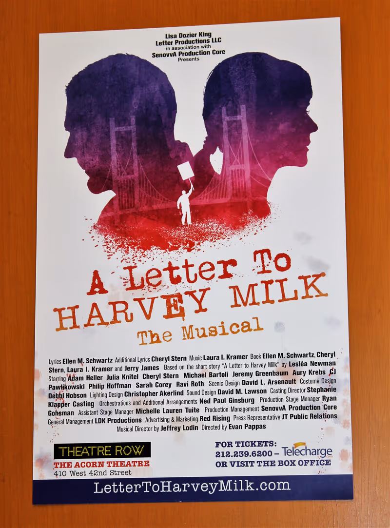 Photo Coverage: Inside Opening Night of A LETTER TO HARVEY MILK — photo 1 of 29