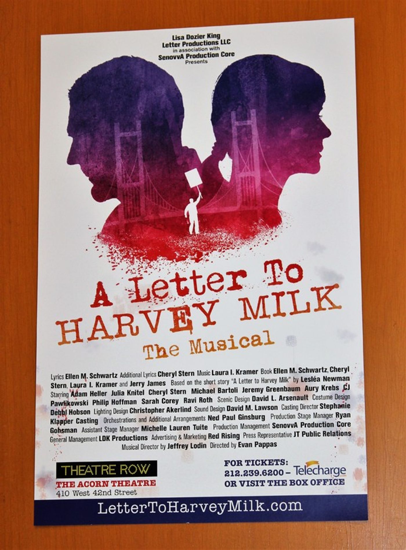 Photo Coverage: Inside Opening Night of A LETTER TO HARVEY MILK  Image