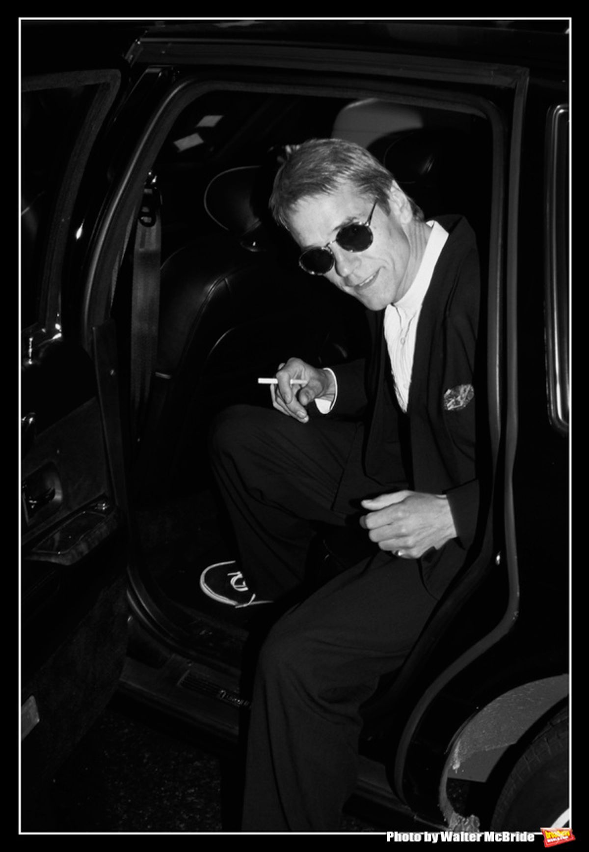 Jeremy Irons arrives at the The Tony Award Nominations Announcement & press conference at Sardi's in New York City on May 8th, 1995 in New York City. at 