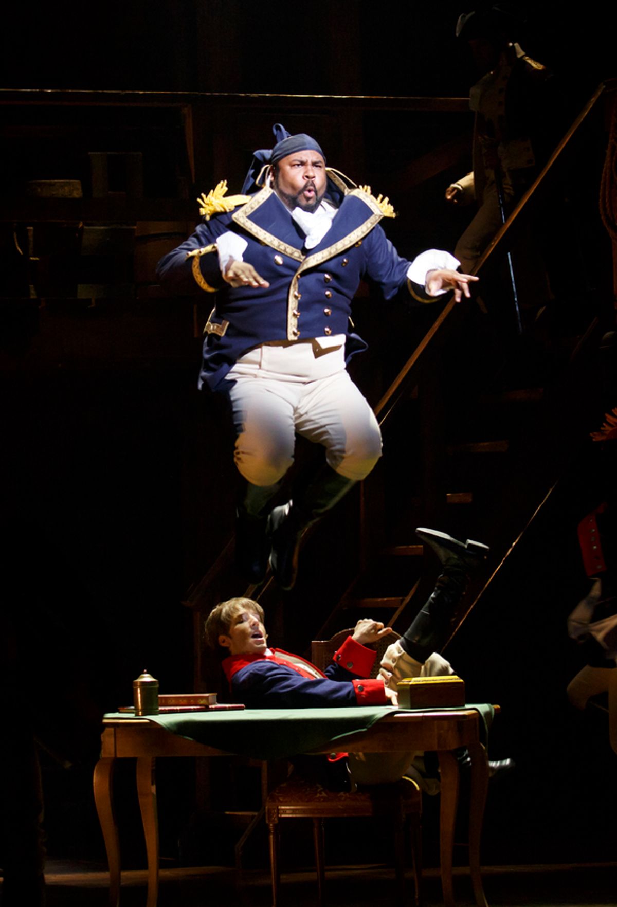 James Monroe Iglehart and Thayne Jasperson at 