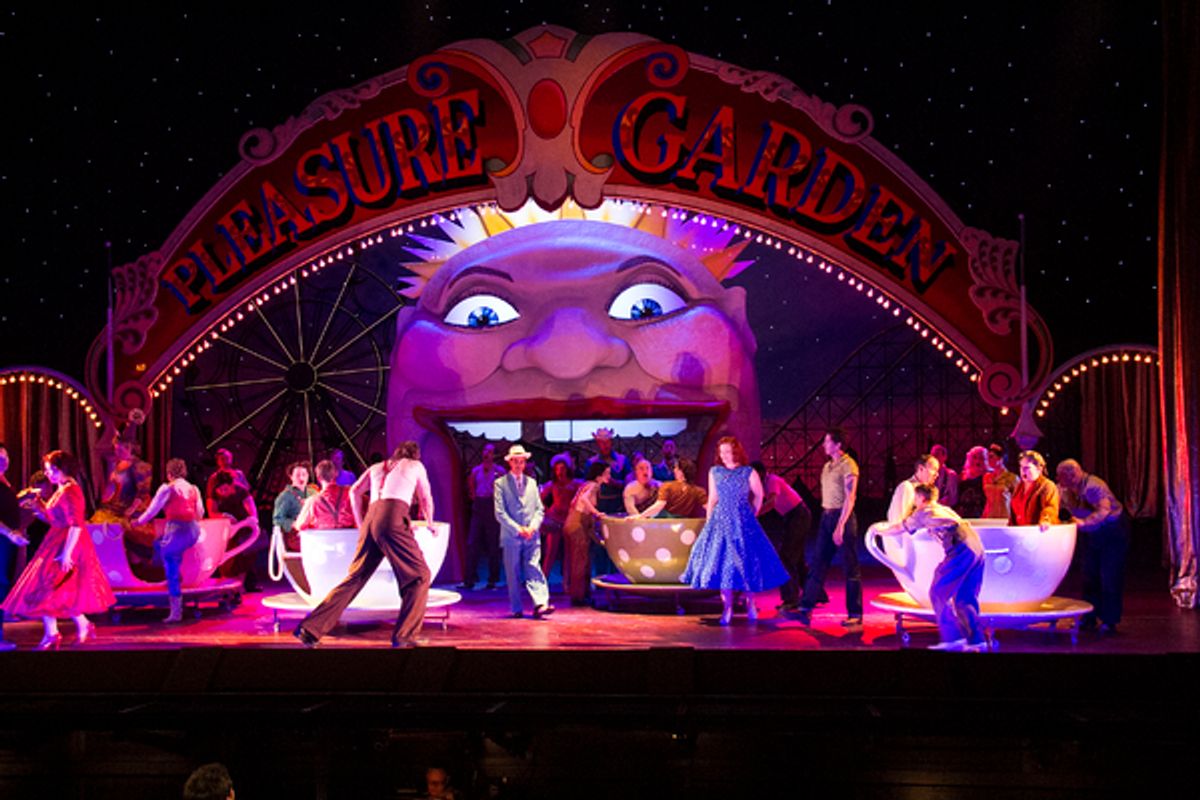 A scene from Phelim McDermott's new production of Mozart's Cosi fan tutte . Photographed here at the English National Opera. Photo by Martin Smith. at 