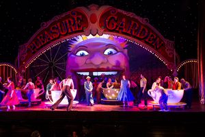 A scene from Phelim McDermott's new production of Mozart's Cosi fan tutte . Photographed here at the English National Opera. Photo by Martin Smith. @ BroadwayWorld A scene from Phelim McDermott's new production of Mozart's Cosi fan tutte . Photograp Photo