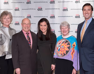 Gala Co-Chair Ann Gund, Angel Award recipient Paul Buttenwieser, A.R.T. Terrie & Brad Photo