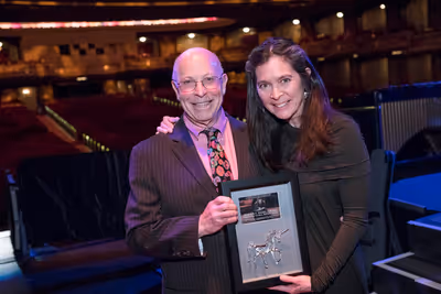 2018 A.R.T. Angel Award recipient and A.R.T. Trustee Paul Buttenwieser and A.R.T. Ter Photo