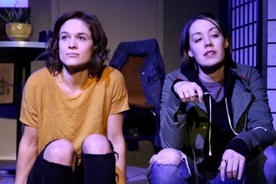 Lauren Powell  as Reagan (left), Amy Powell as Cheryl (right) Photo
