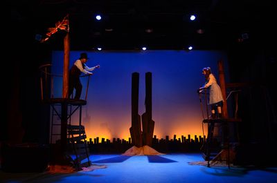 Nelsen Spickard as Lord Aster, Sophie Eldridge as Molly Aster Photo