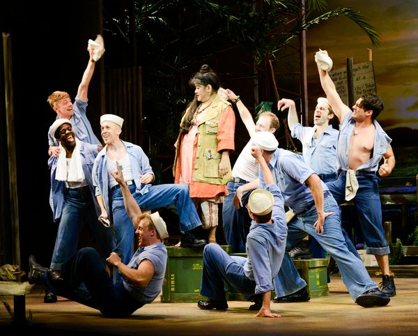 Surrounded by Seabees, Jodie Kimura portrays Bloody Mary Photo