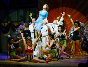 Erin Davie (top, center) portrays Nellie Forbush Photo