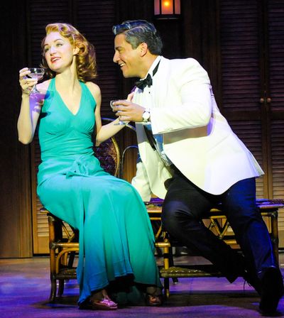 Erin Davie portrays Nellie Forbush and Nicholas Rodriguez portrays Emile De Becque Photo