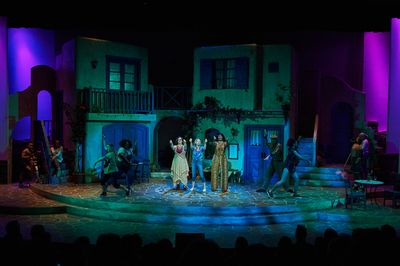 Marcie Millard, Kristin Markiton, Terry Henry & The Cast of Mamma Mia! Photo