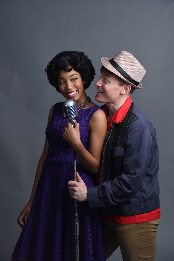 (L to R) Aeriel Williams as â€œFelicia Farrellâ€ and Liam Quealy as â€œH Photo