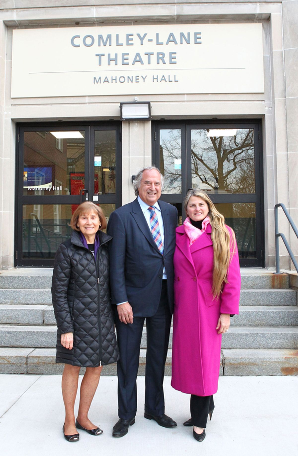 Diane Earl, Stewart F. Lane and Bonnie Comley at 