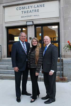 Stewart F. Lane, Bonnie Comley and John Feudo Photo