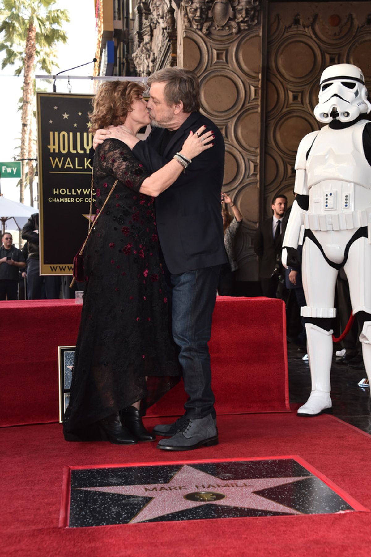 Marilou York and Mark Hamill at 