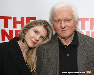 Lily Rabe and David Rabe Photo