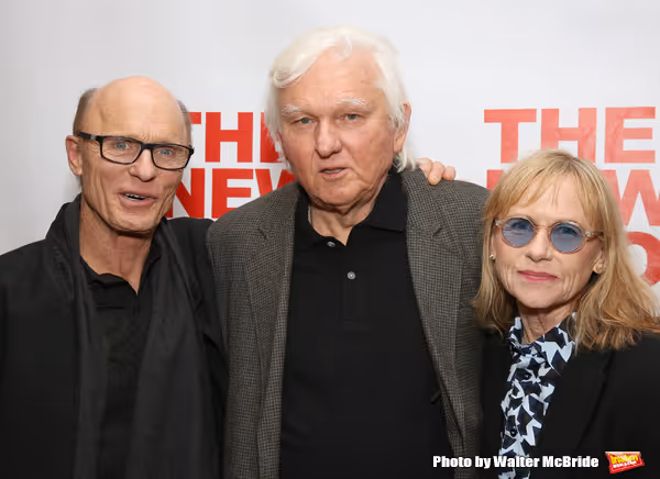 Ed Harris, David Rabe and Amy Madigan  Photo