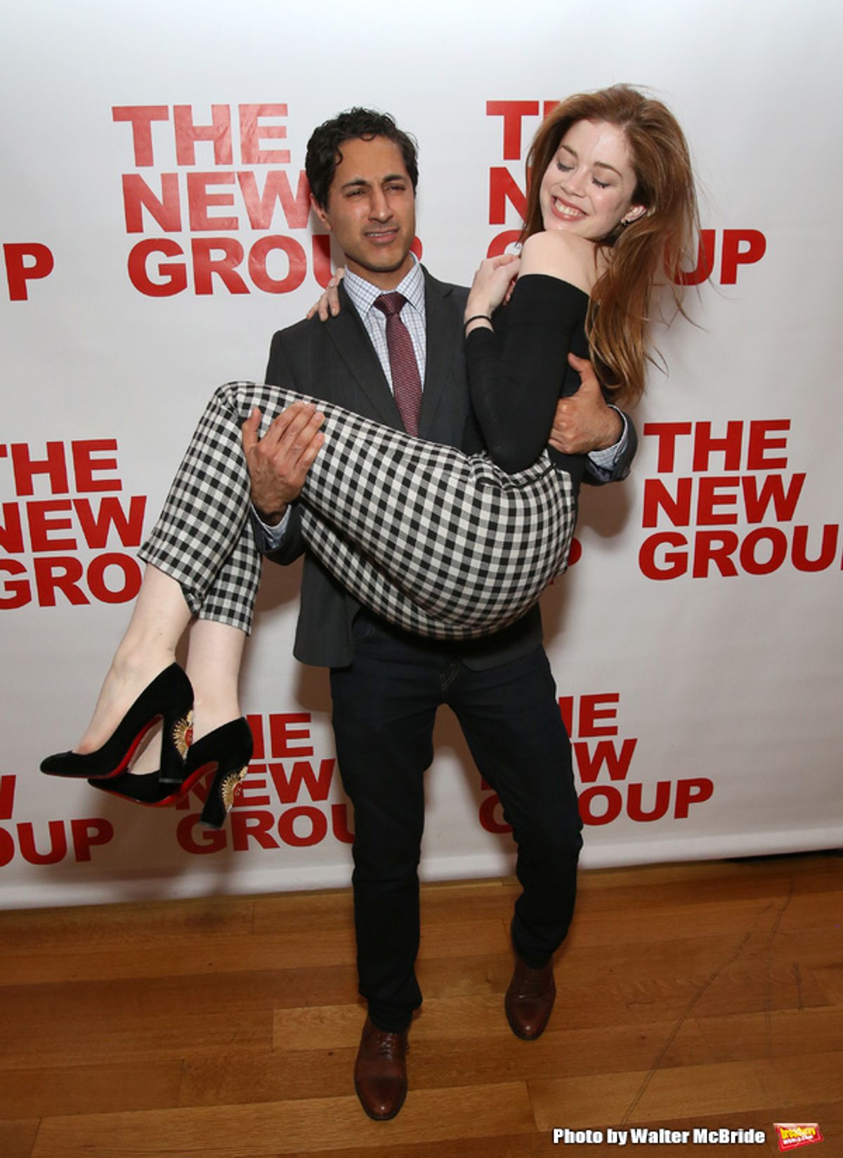 Maulik Pancholy and Charlotte Hope  at 