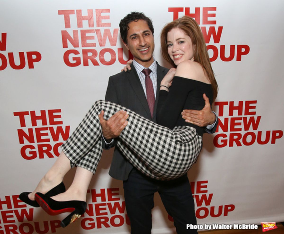 Maulik Pancholy and Charlotte Hope  at 