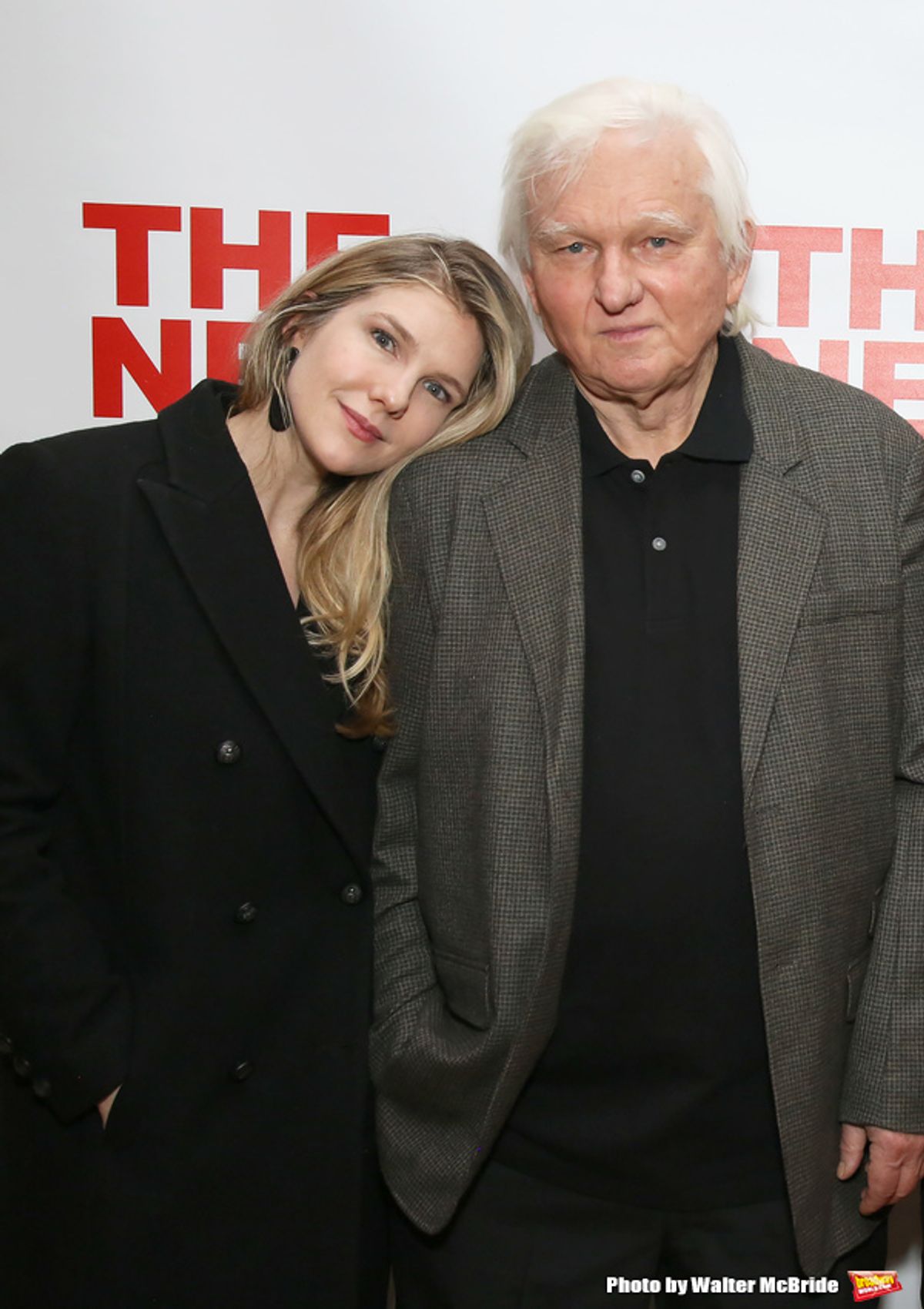 Lily Rabe and David Rabe at 