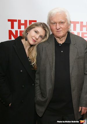 Lily Rabe and David Rabe @ BroadwayWorld Lily Rabe and David Rabe Photo