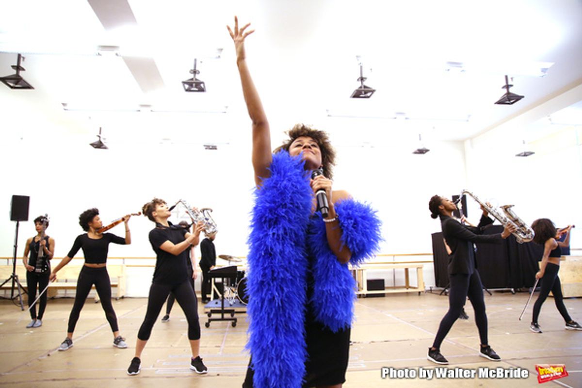 Ariana DeBose and cast at 