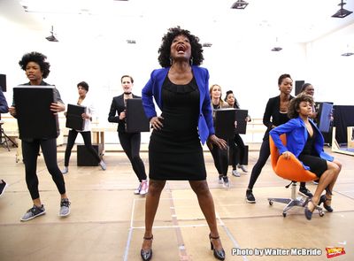 LaChanze and Ariana DeBose with cast  Photo