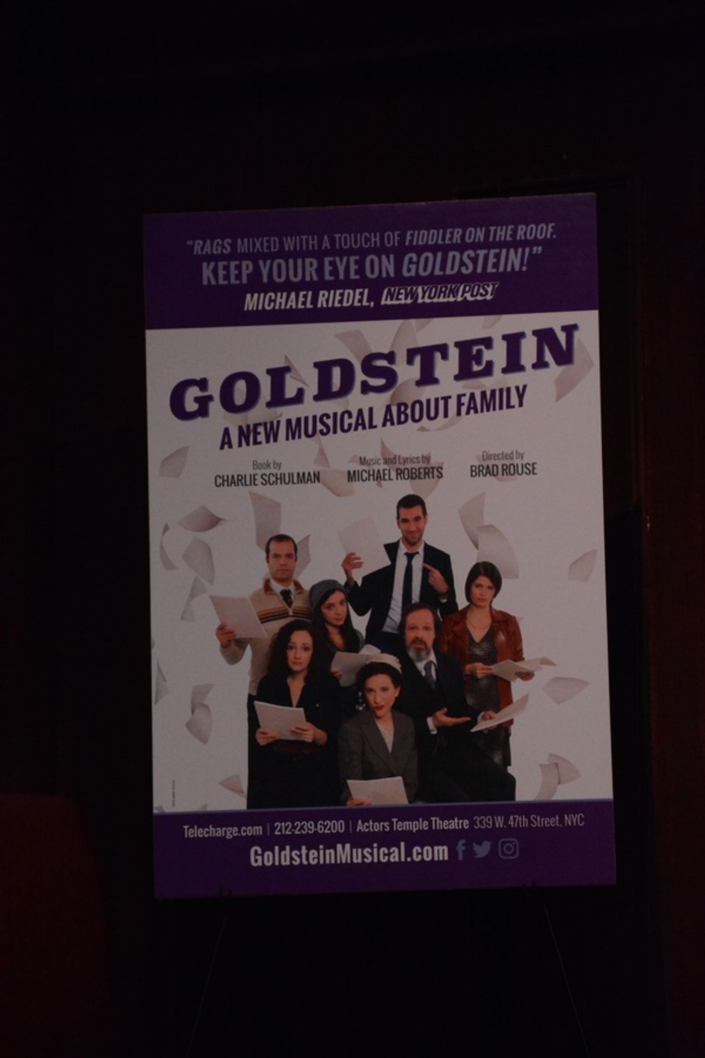 Photo Coverage: The Cast of the New Musical GOLDSTEIN Meets The Press  Image