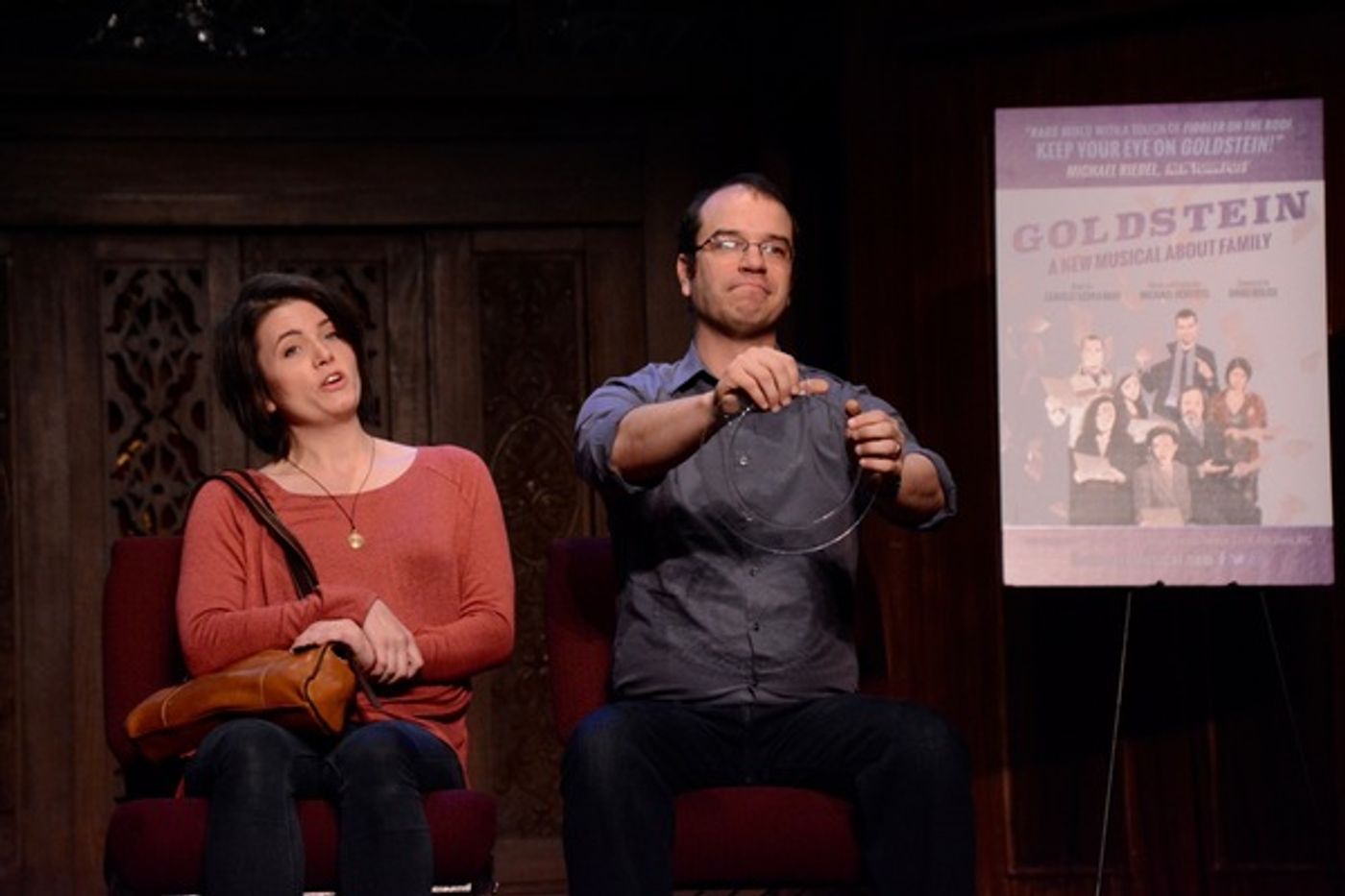 Photo Coverage: The Cast of the New Musical GOLDSTEIN Meets The Press  Image