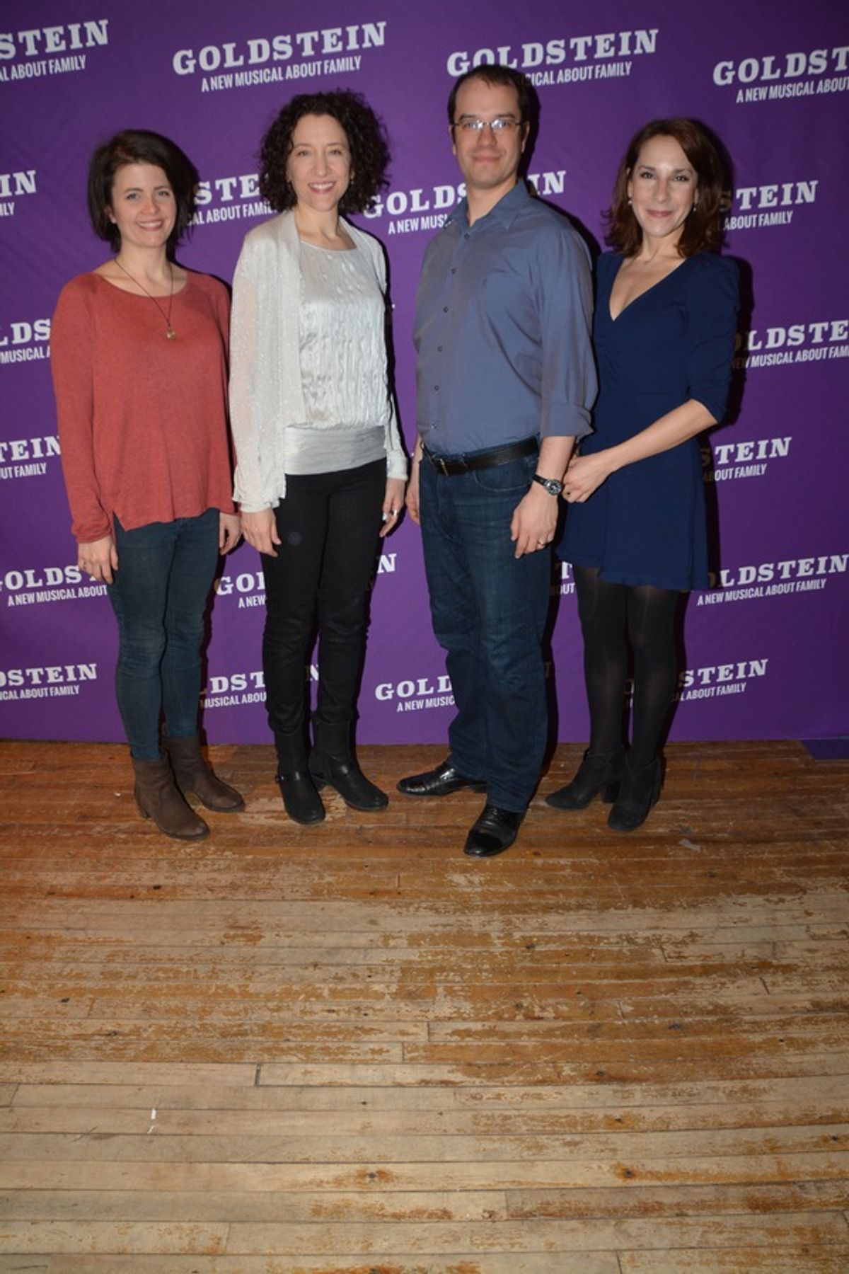 Sarah Beth Pfeifer, Amie Bermowitz, Aaron Galligan-Stierle and Blair Alexis Brown at 