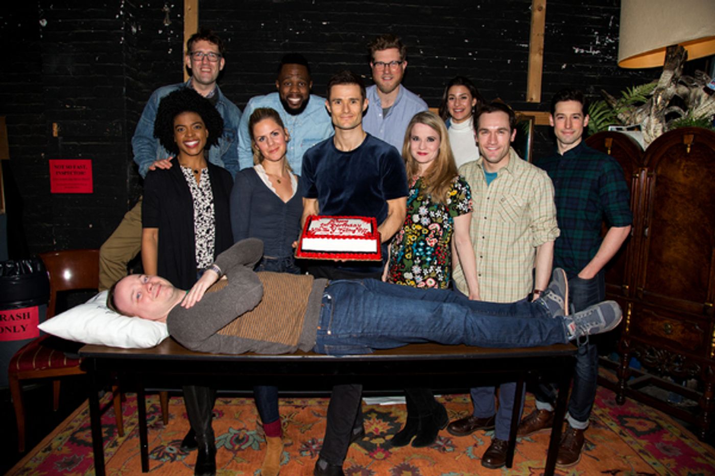 Photo Coverage: THE PLAY THAT GOES WRONG Celebrates One Disastrous Year On Broadway Photo Coverage: THE PLAY THAT GOES WRONG Celebrates One Disastrous Year On Broadway Image