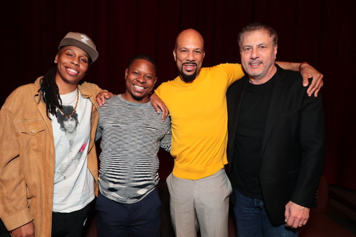 Executive Producer Lena Waithe, Jason Mitchell, Executive Producer Common and Gary Levine, President Of Programming, Showtime Networks Inc. at the 2018 Showtime EMMY FYC screening of THE CHI at DGA on 3/9/18 at 